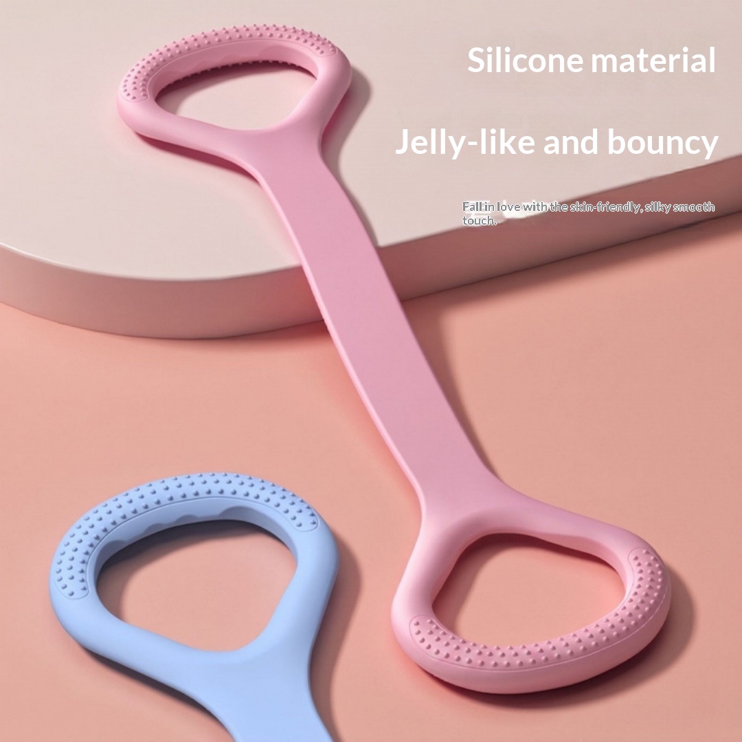 Back And Shoulder Exercise Tool For Home Use, Yoga Stretching Band, Waist Shaping Elastic Rope, Figure-Eight Resistance Band, Fitness Equipment photo 7