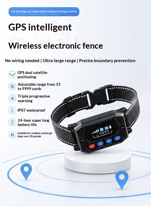 Smart GPS Wireless Fence & Tracking Training Collar photo 7