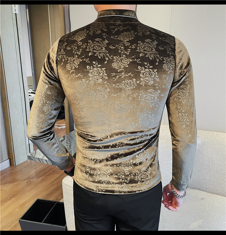 Men's Fleece Casual Long-Sleeved T-Shirt photo 5