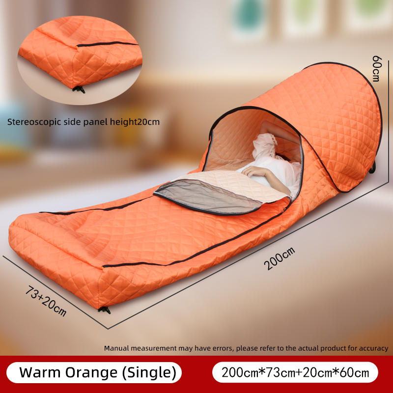 Portable No Assembly Warm Sleeping Bag Cover Quilted Thickened Wind & Cold Resistant Camping Dorm Nap Isolation Sleeping Bag photo 4