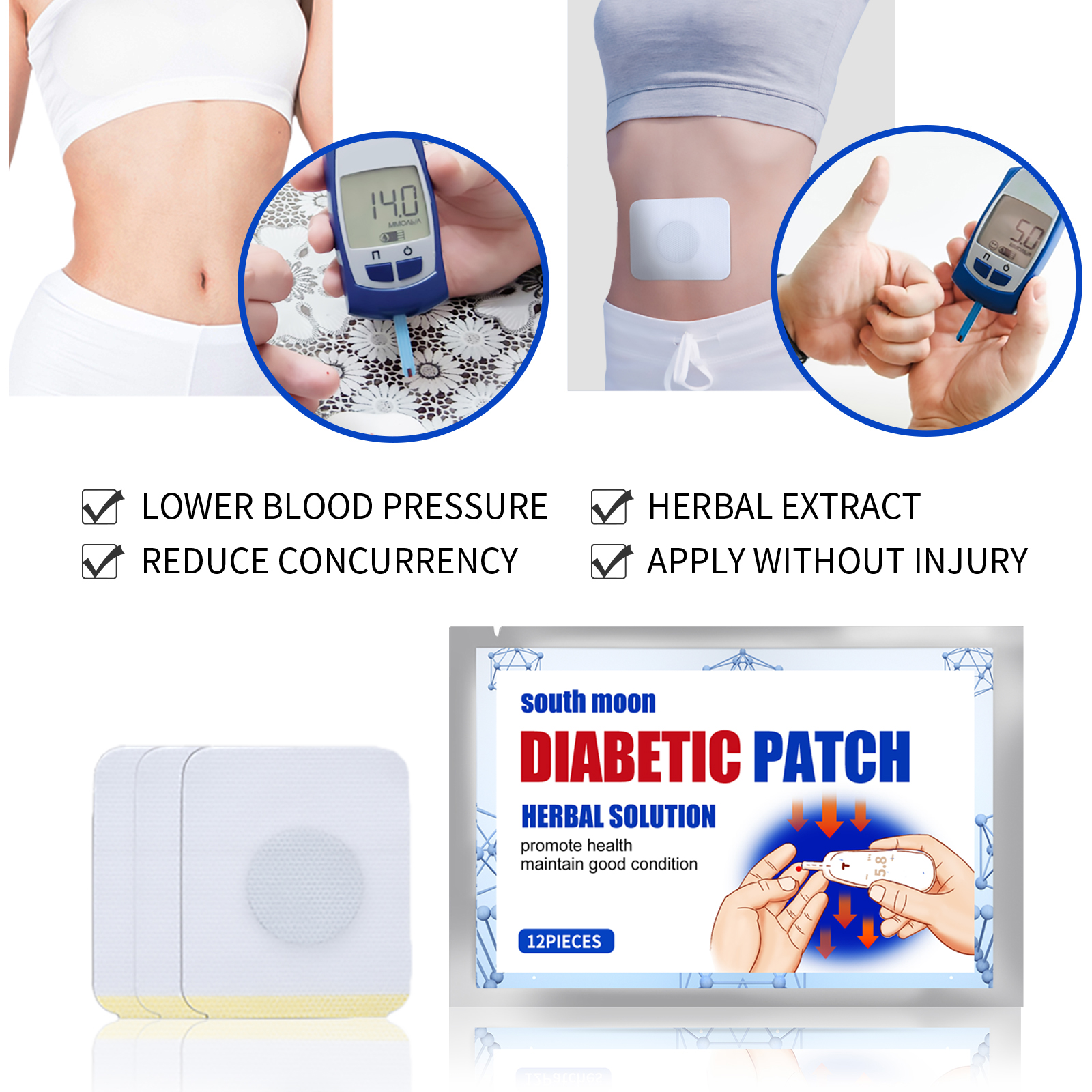 Herbal Navel Sticker  12PCS  12pcs 1bag photo 6