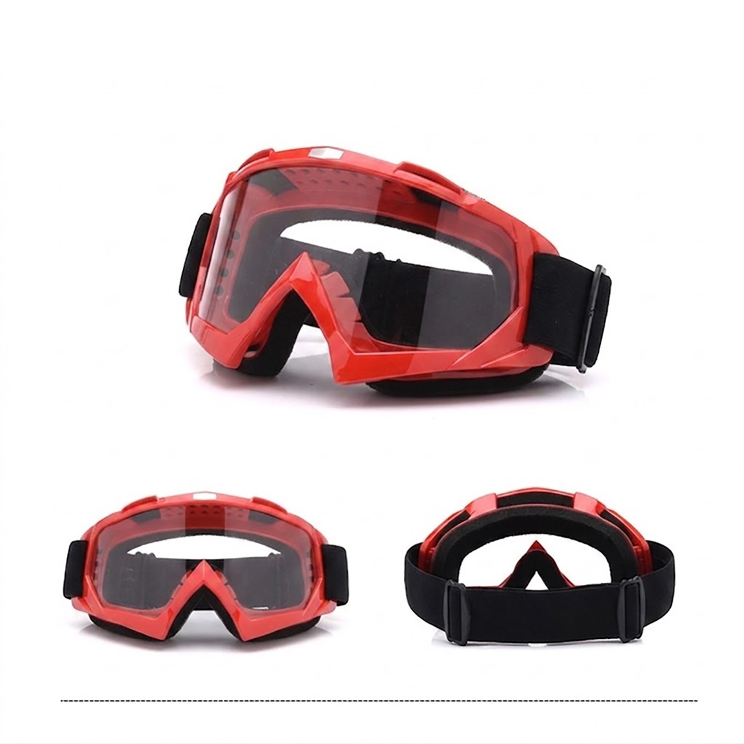 Motorcycle Skiing Goggles Fit Over Glasses Bike ATV Off-Road Cycling Sunglasses photo 3