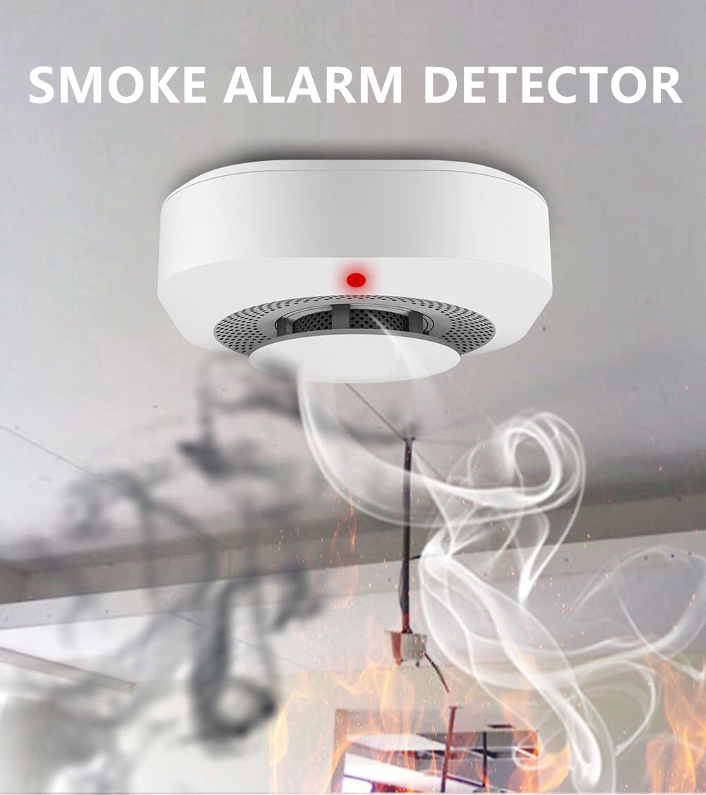 4 Pack Smoke Alarm Fire Protection Home Security System Smoke Alarm photo 7