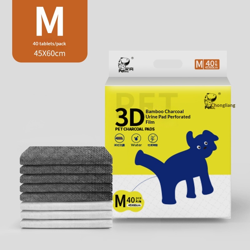 3D Perforated Bamboo Charcoal Absorbent Dog Pee Pads photo 6