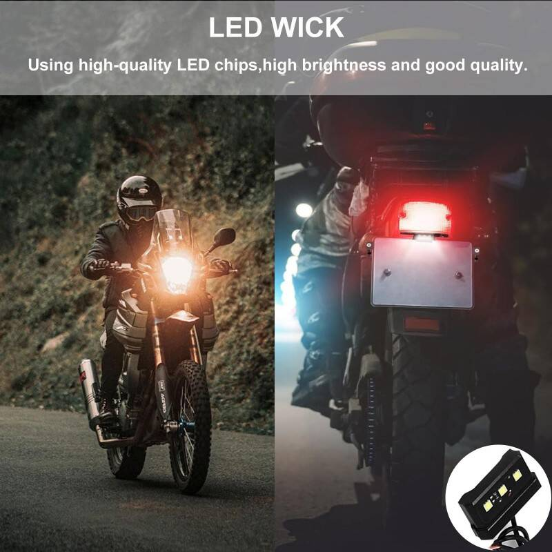 Durable Aluminium Motorcycle Number Plate Holder With Adjustable Angle, LED Light For Night Visibility, Compatible L Plates For Motorcycle, License Plate, Motorbike Number Plate, Bike Number Plate, L photo 7
