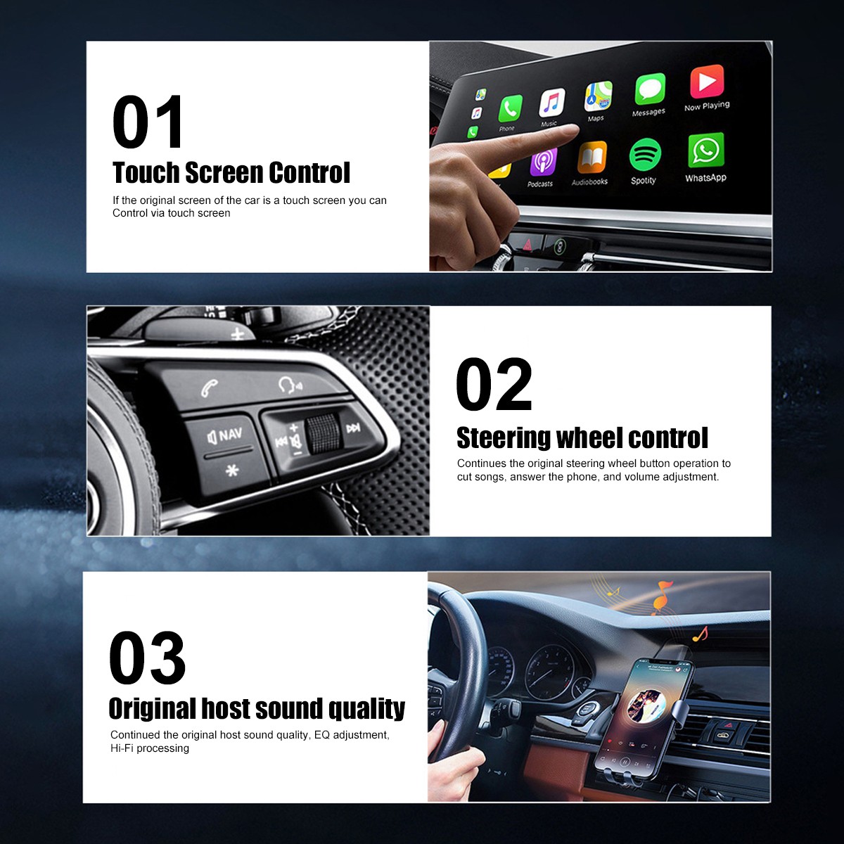 Mini Wireless Carplay Android Auto Wireless Adapter & Carplay Wireless Adapter photo 7