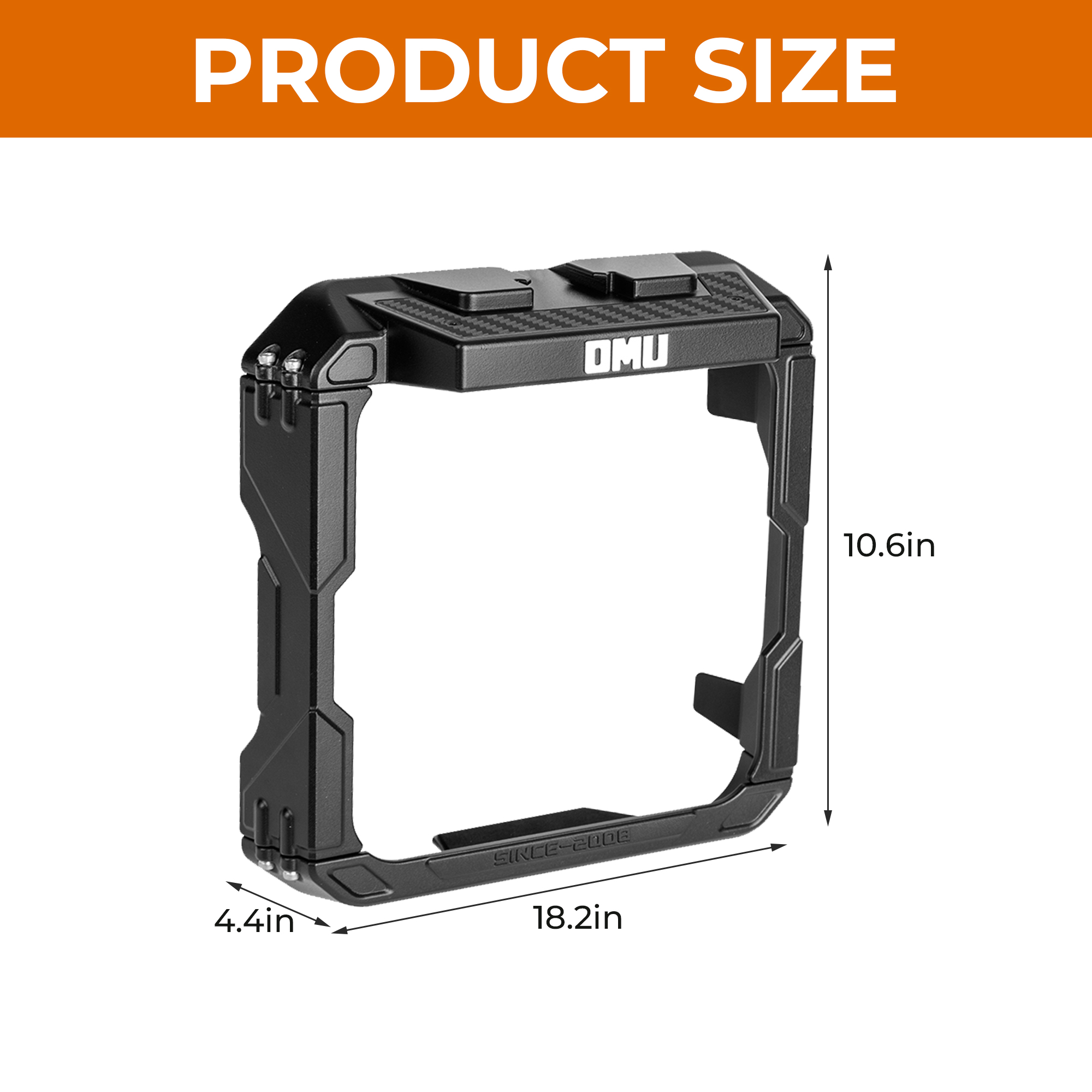 Mirror Rain Shield Frame For 2018-2025 Wrangler JL & 2020-2025Wrangler Gladiator photo 7