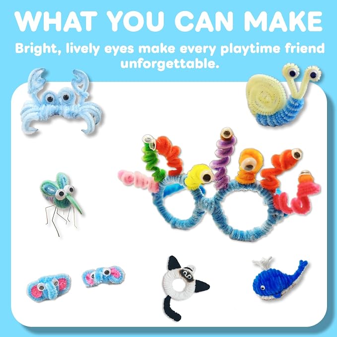 300-Piece Pipe Cleaners Chenille Stems 20 Colors Fuzzy Bendable Craft Sticks For DIY Arts And Crafts photo 7