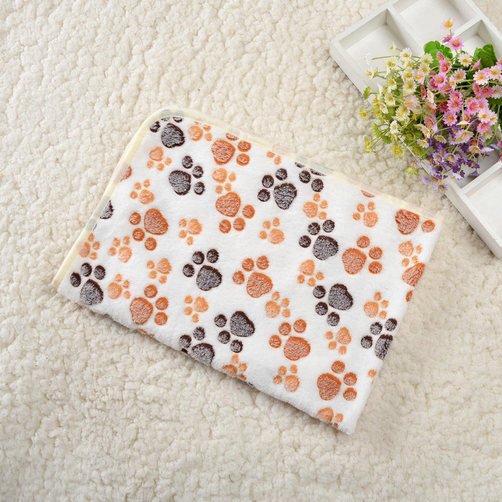 3 Pack Pet Blanket, Soft Plush Paw Print Dog Blanket Washable, Warm Fleece Cat Blanket For Large Medium Dogs, Sofa Couch Bed Cage Protector,23 X 16 In,30 X 20 In,41 X 31 In,47.2 X 39.3 In photo 8
