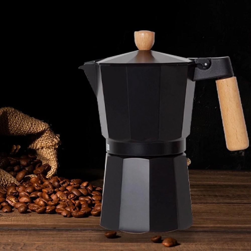 Italian Espresso Stove Top Moka Percolator Pot Coffee Maker 4 Cups photo 6