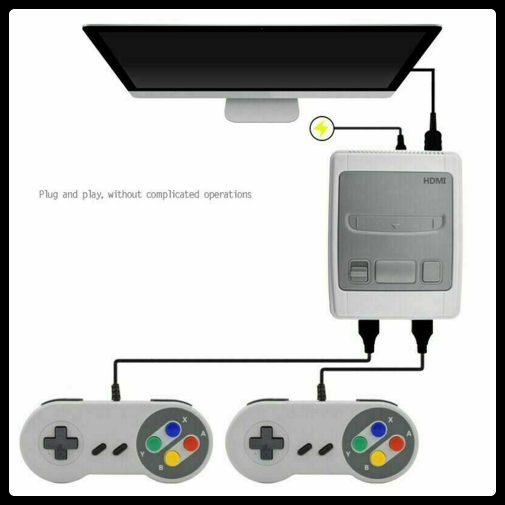 821in1 Retro Classic Mini Handheld Game Console TV HDMI - 2 Controller Gamepad photo 7