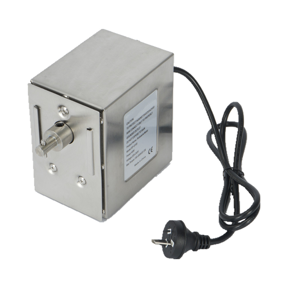 45W Electric BBQ Motor 120kg 220V Spit Roaster Rotisserie Motor Stainless Steel photo 6