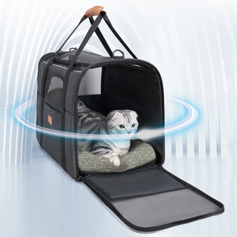 Large Pet Carrier Bag Portable Soft Fabric Folding Dog Cat Puppy Travel photo 5