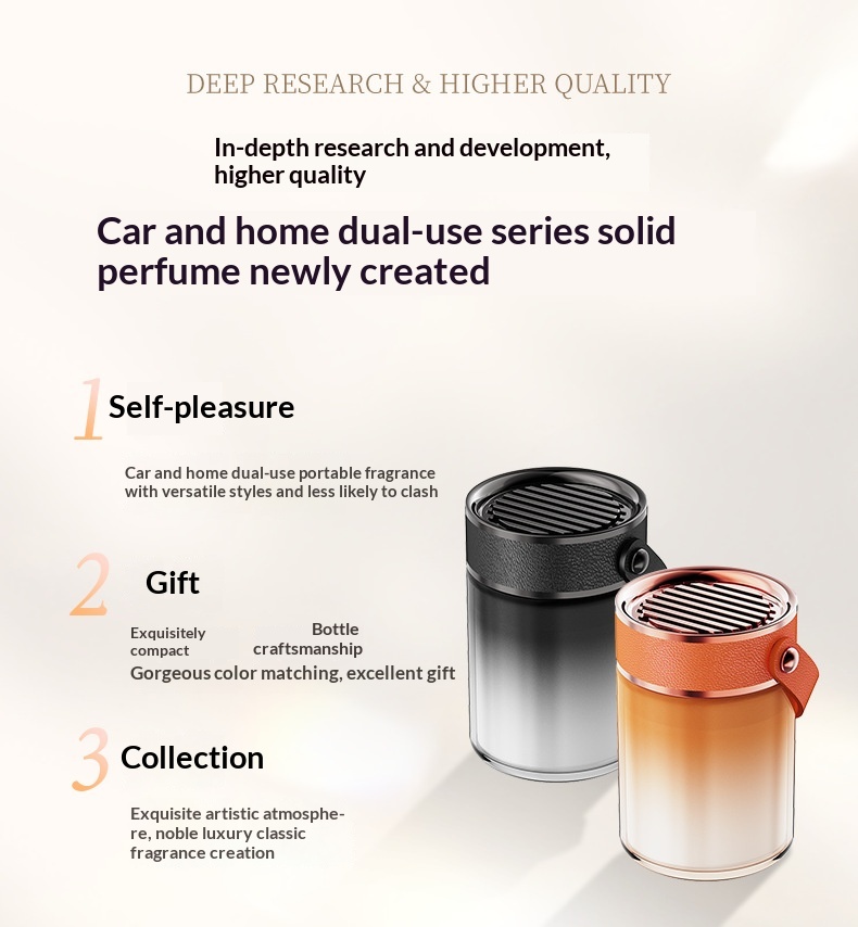 Long-lasting Mild Fragrance To Eliminate Odors - Solid Fragrance Cream For Use In Cars photo 7