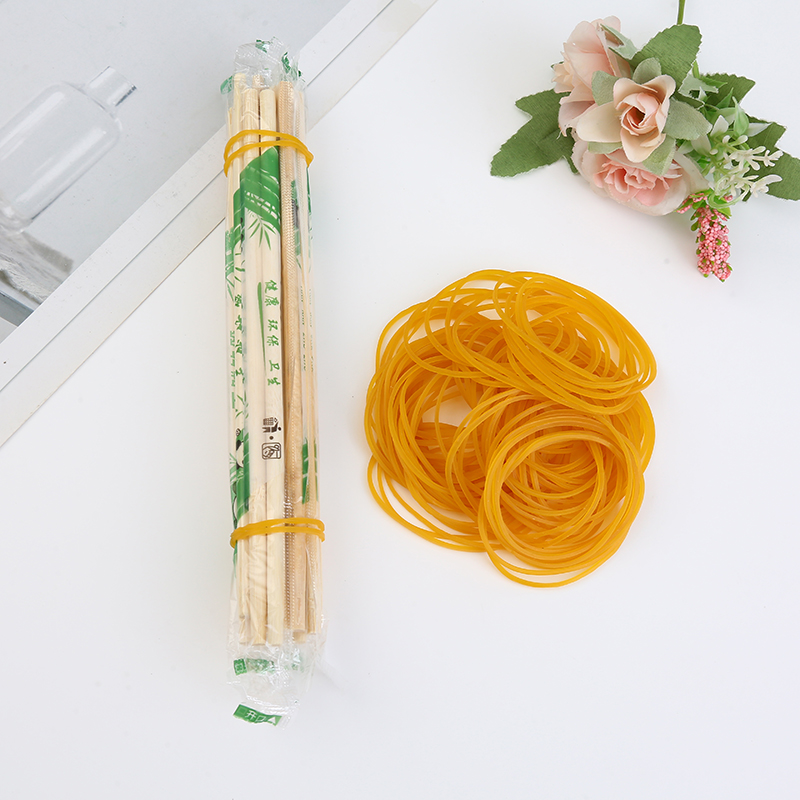 Wanlin Yellow Natural Rubber Bands 500g-pack photo 5