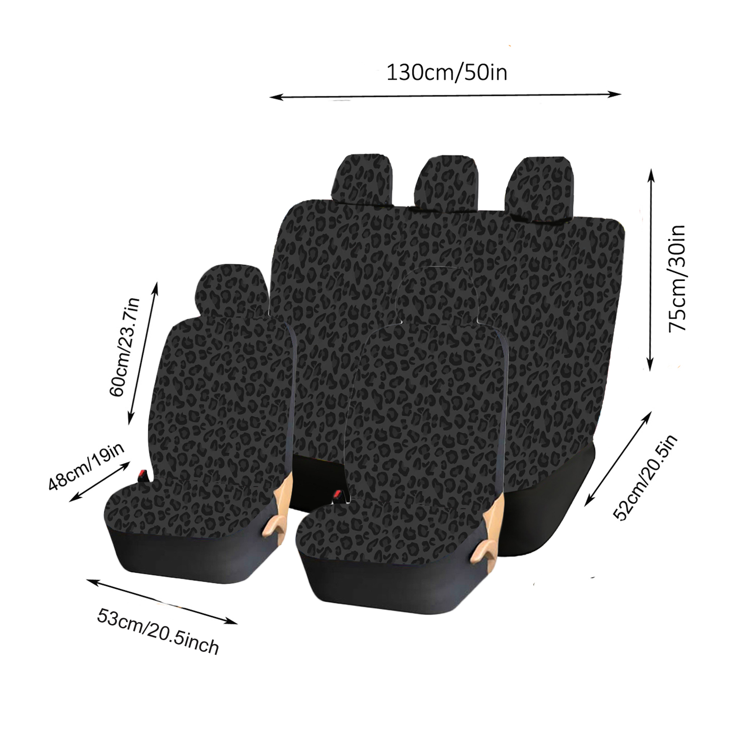 5-Seat Car Seat Cover, Classic And Timeless Design, Thin 2mm Thickness, Suitable For All Seasons photo 2