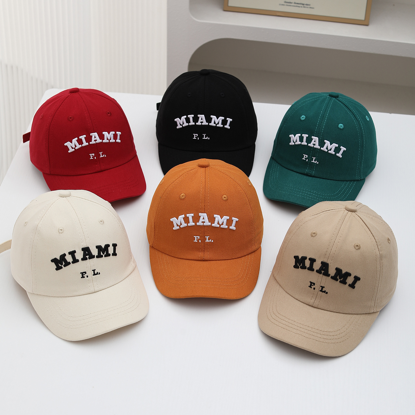 Children's Single-color Letter Embroidery Soft-top Adjustable Simple And Versatile Curved-brim Baseball Cap Suitable For Traveling, Shopping And Exercising photo 7