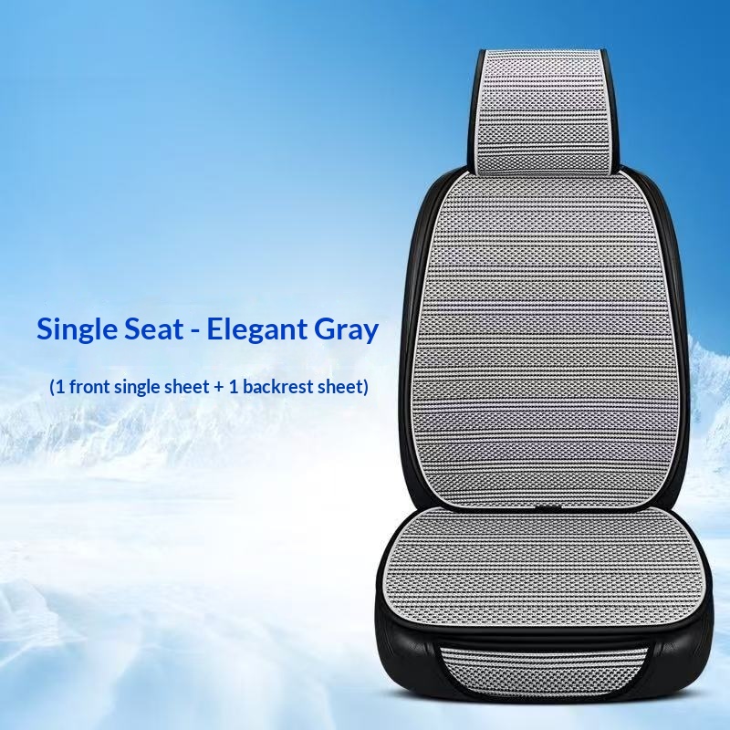 Simple Ice-silk Half-coverage Universal Car Seat Covers photo 5