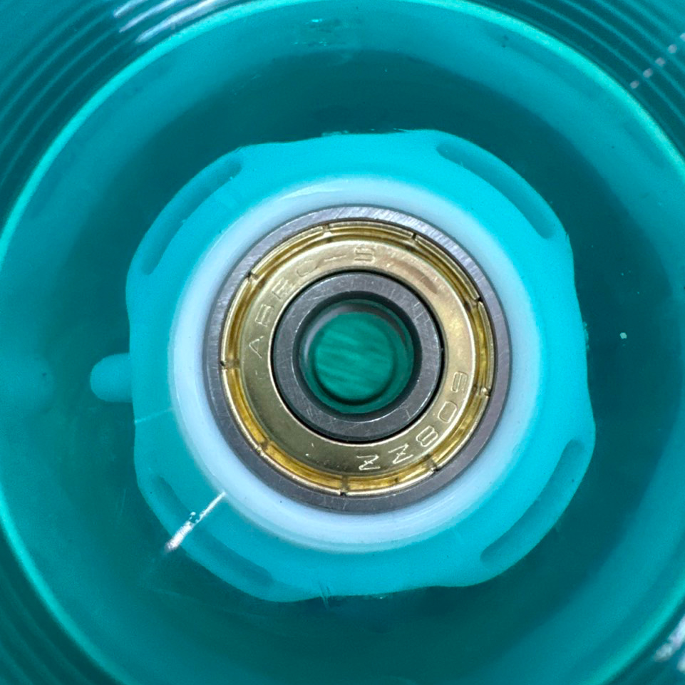 4Pcs 60&45mm 78A Skateboard Wheels With ABEC-9 Bearing And Spacers Set Blue photo 4
