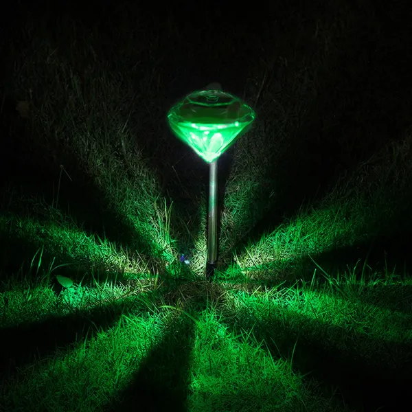 4Pcs Solar Garden Light Outdoor Diamond LED Light IP65 Waterproof photo 3