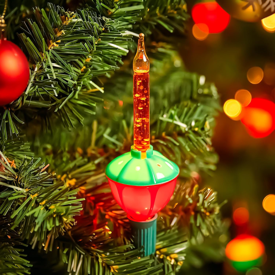 Christmas Bubble String Lights, 9 Traditional Multicolor Bubble Lights photo 6