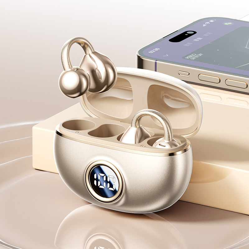 M97 Cross Border 2025 Hot Selling External Digital Display Wireless Dedicated Private Model Ear Clip Type Original Genuine Bluetooth Earphones Wholesale photo 1