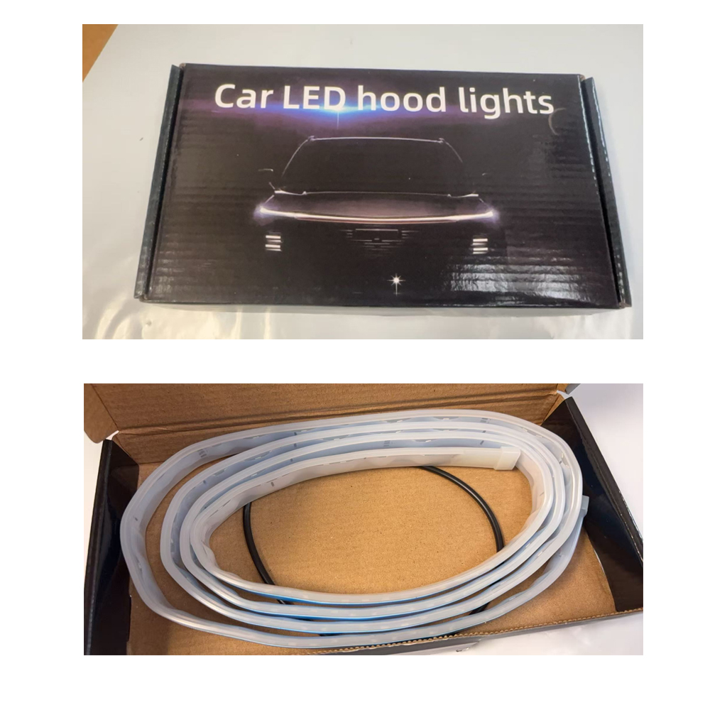 180cm 12V Car Waterproof Front Hood LED Daytime Running Decorative Flexible Light Strip For Car, Truck, SUV photo 2