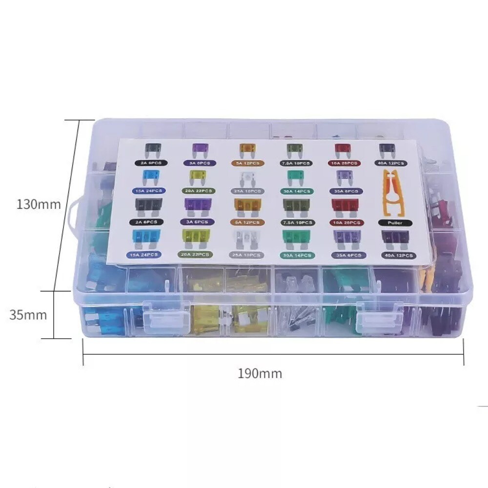 300PCS CAR BLADE FUSES Assortment Assorted Kit Blade Set Auto Truck Automotive photo 6