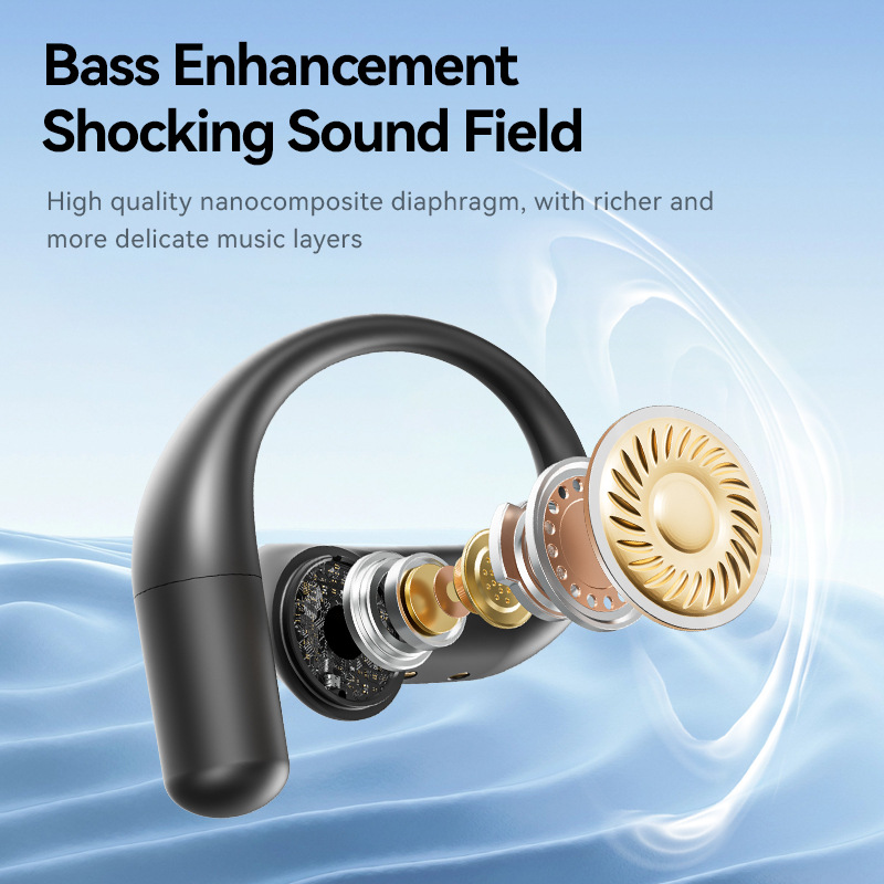 Cross Border Explosion M127 Long Range Hanging Earphone Private Model High Color Value Low Latency Wireless Bluetooth Headphones Wholesale photo 3