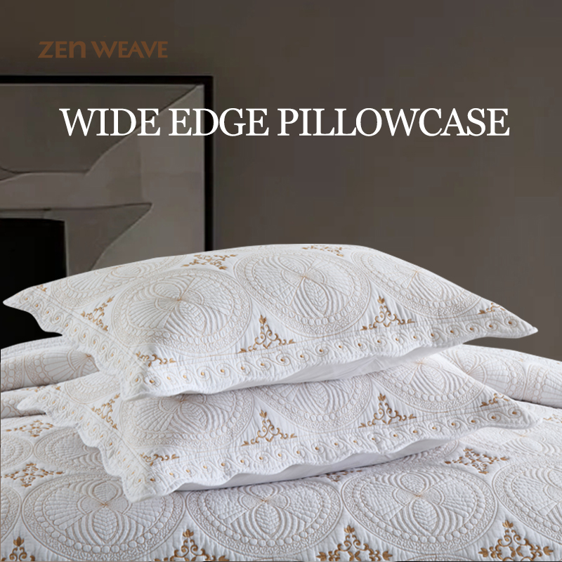 3-Piece Arabesque Quilted Bedspread Set Luxury Hotel Collection, No Clumping Pre-Shrunk Envelope Closure Shams Luxury Hotel Collection, No Clumping Pre-Shrunk Envelope Closure Shams photo 2