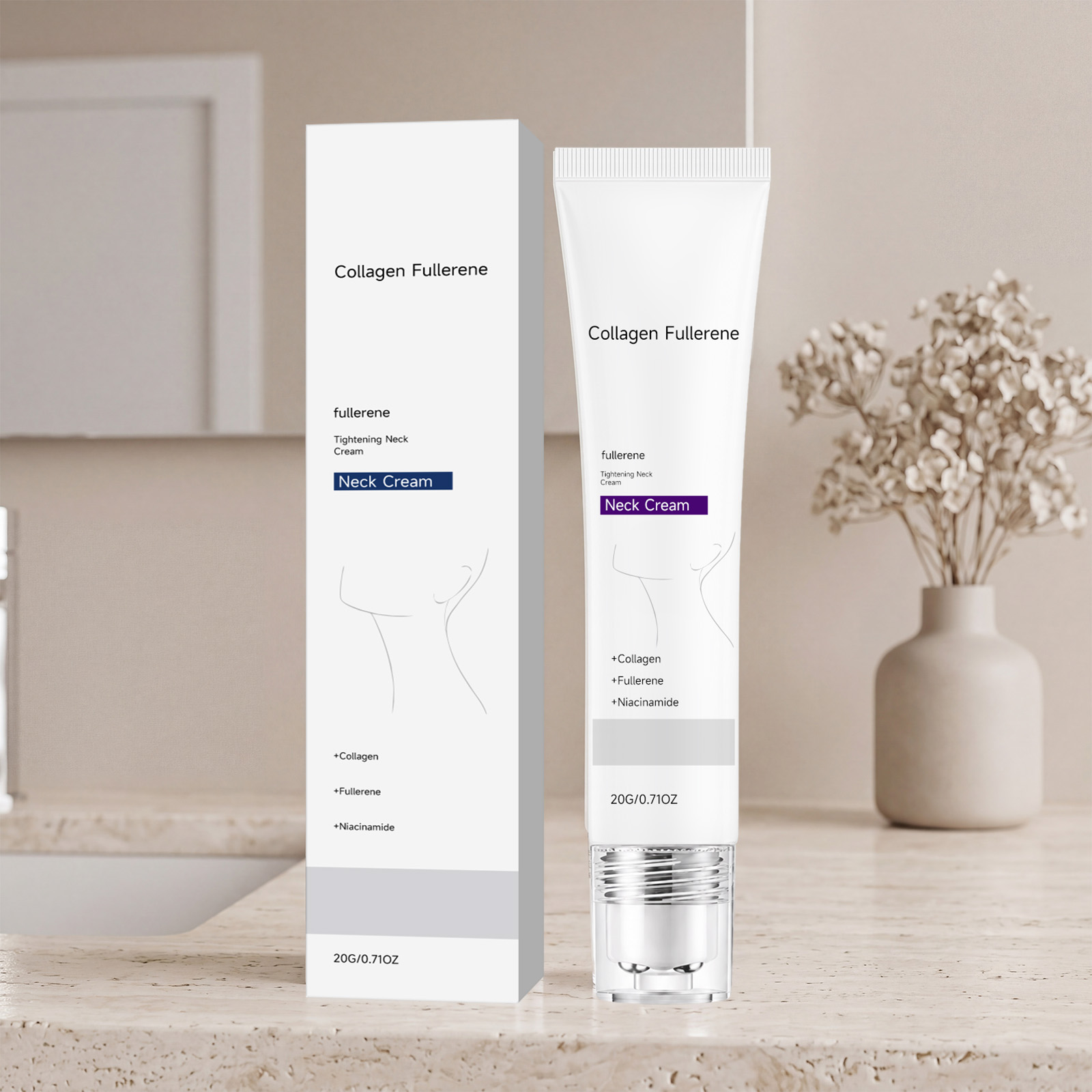 Moisturizing Tightening Neck Cream 20g 1box photo 2
