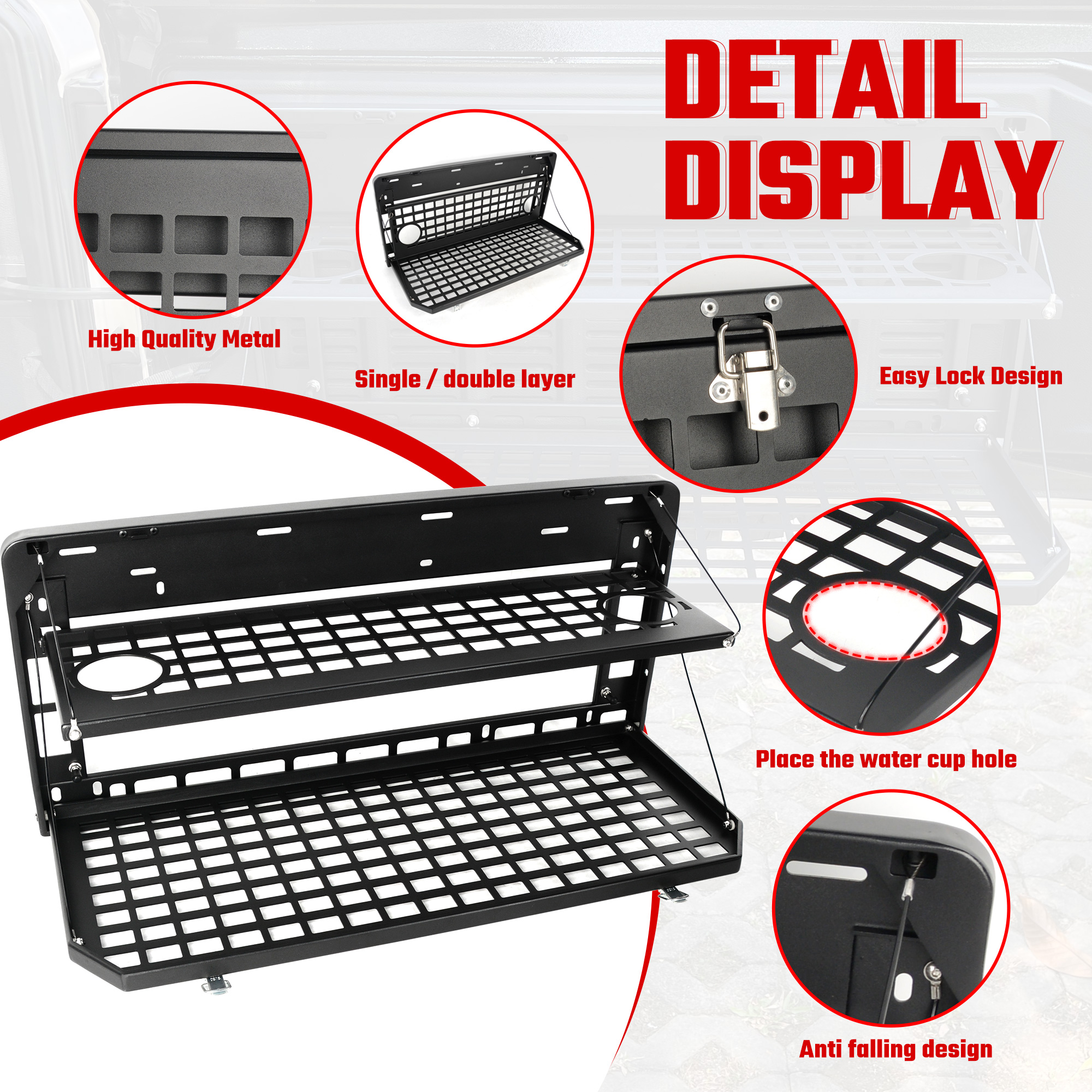 Tailgate Table For 2007-2025 Wrangler photo 5
