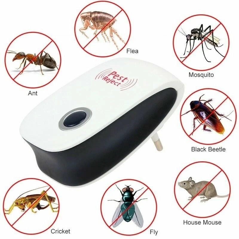 6Pcs Ultrasonic Pest Repeller, Pest Control Plug In Indoor Pests For Mosquito, Insects,Cockroaches, Rats, Bug, Spider photo 5