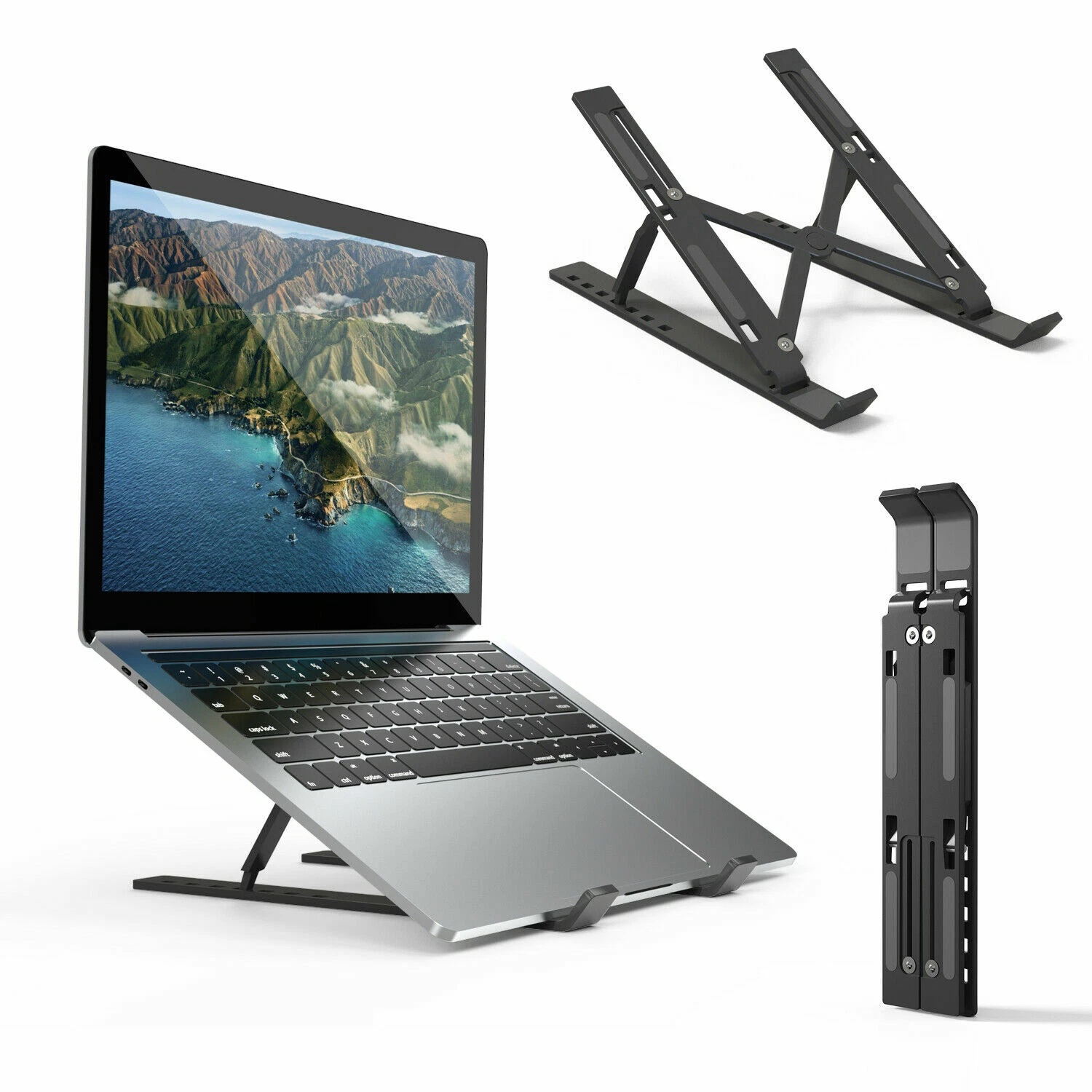 LAPTOP STAND PORTABLE ADJUSTABLE TABLET HOLDER DESK RISER FOR NOTEBOOK BOOK photo 6