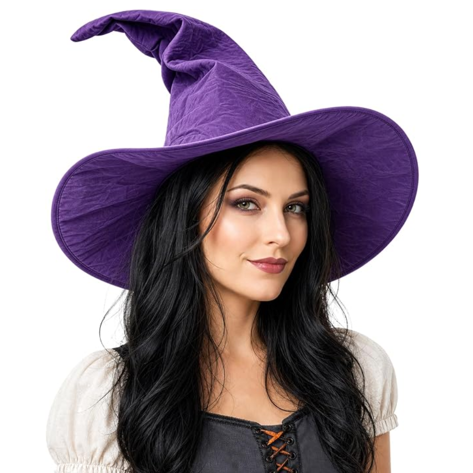Witch Hat, Wizard Hat For Halloween Costume photo 3