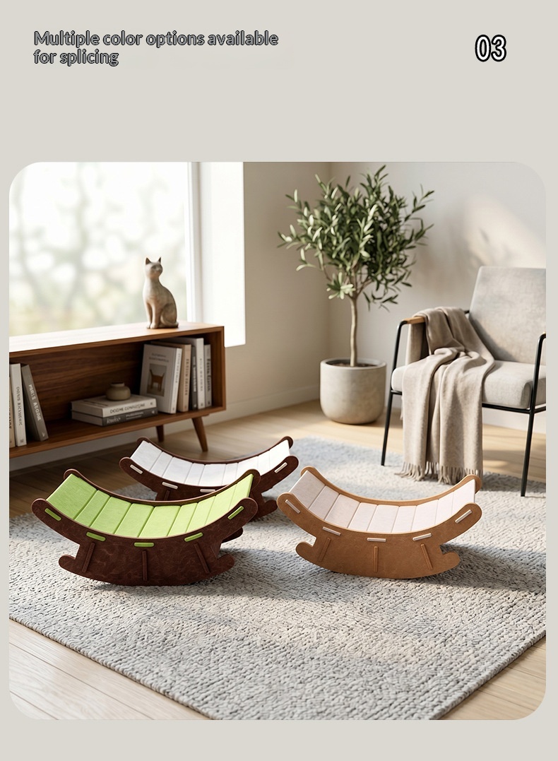 Cat & Dog Rocking Chair Scratcher, Wear-Resistant & Durable photo 5