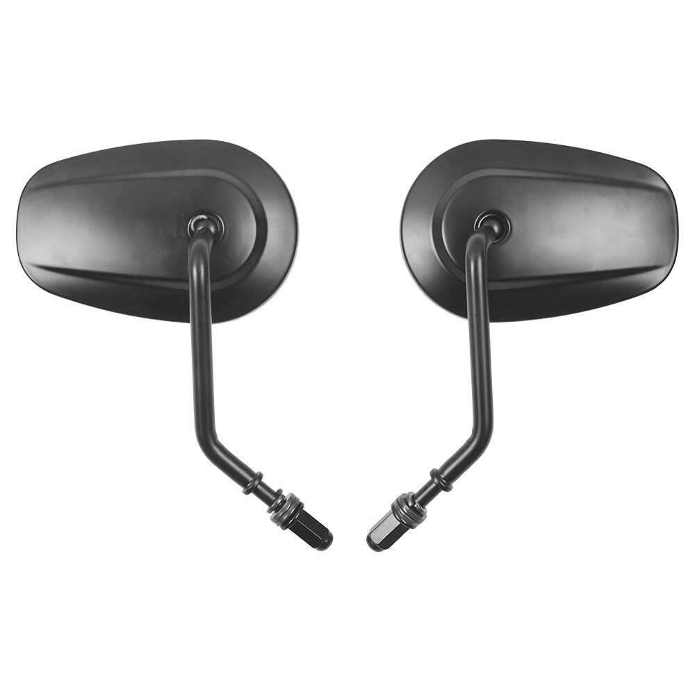Black Motorcycle Rearview Mirrors For Har Ley D Avidson Sportster XL 1200 Iron 883 photo 1