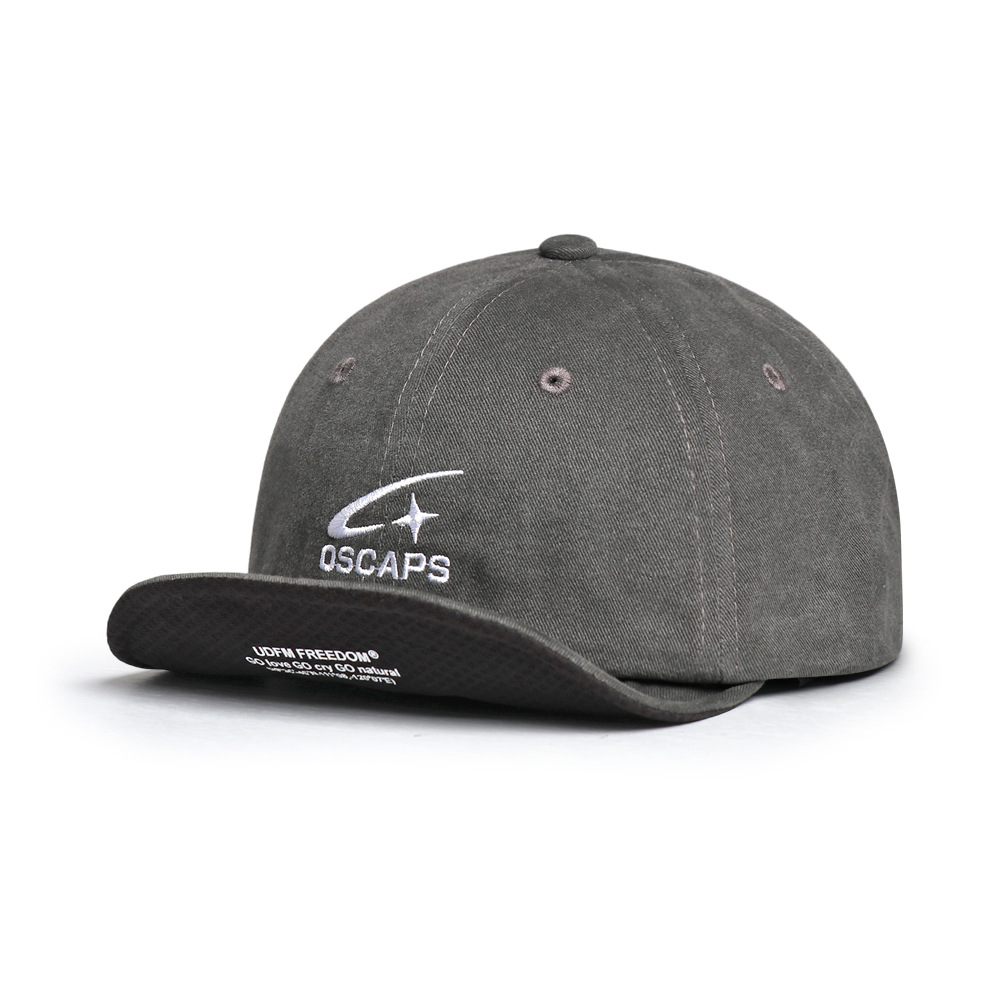 Japanese-style Soft-brimmed Color-matched Letter Baseball Cap With A Soft Top, Casual Fedora Hat, Retro Casual Cap With A Brim photo 3