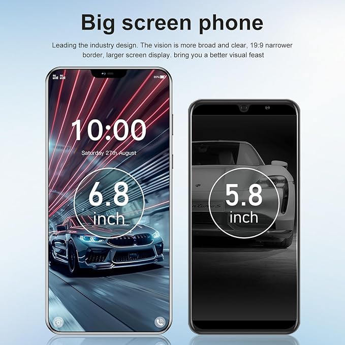 C24 Ultra 5G Unlocked Smartphone Android 14 Phone, 12GB 512GB 6800mAh 6.8in photo 4