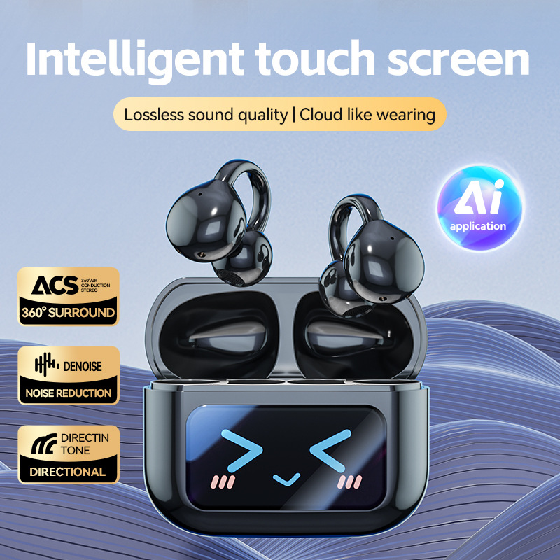 Cross Border Explosion M127 Long Range Hanging Earphone Private Model High Color Value Low Latency Wireless Bluetooth Headphones Wholesale photo 6