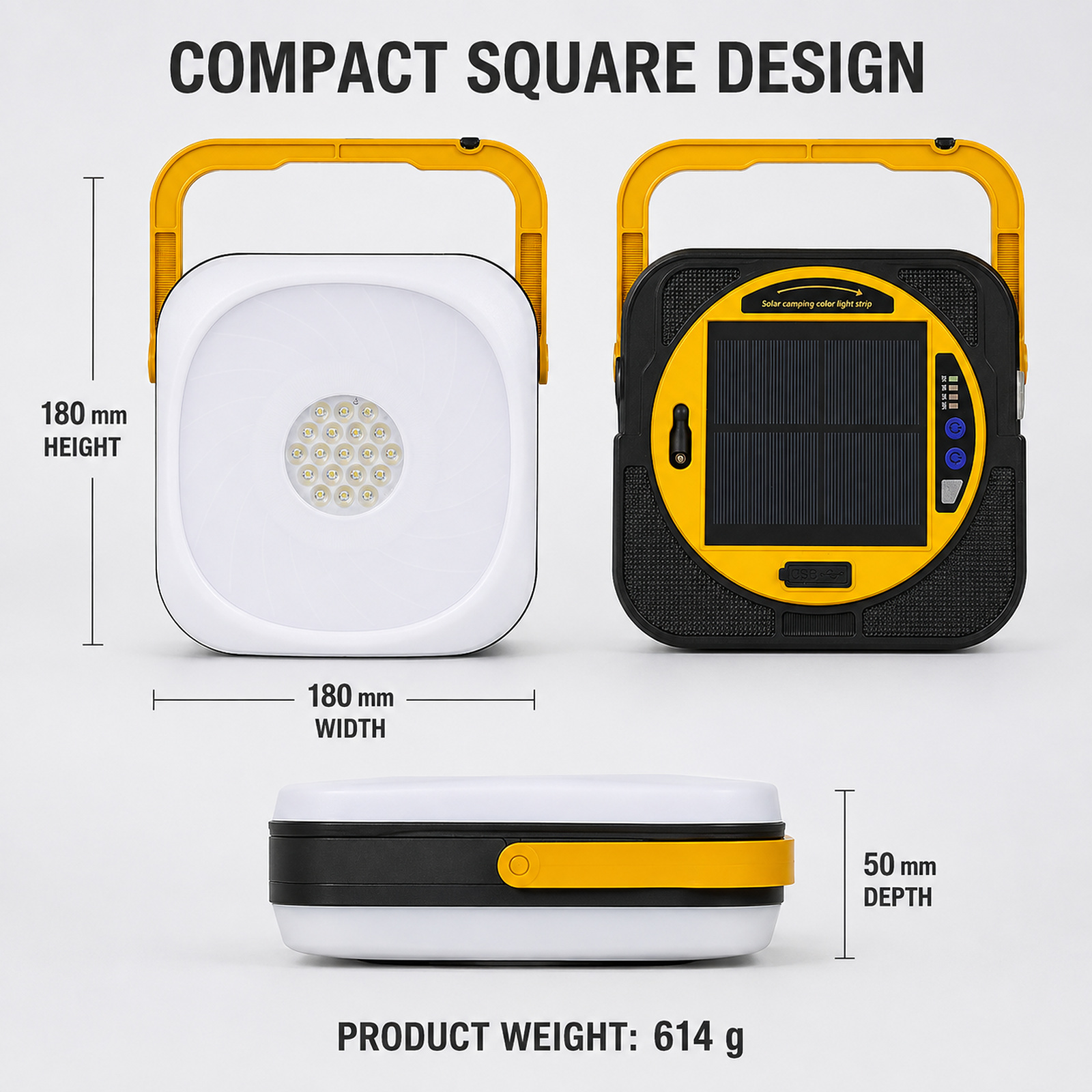 D88 2 Camping Lantern 4500mAh Type C For Outdoor Factory Supply Solar Powered LED Battery photo 4