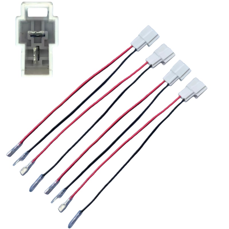 Car Door Speaker Harness For 2001-2006 Mini Cooper R50 R53, 1992-2000 Hyundai Elantra, 2006-2007   Sequoia, 1992-1996 Mintsubishi Montero Install Audio Wiring Connector Adapter 1 Pair photo 2