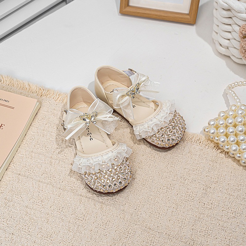 2026 Summer New Girls Woven Closed-Toe Sandals, Soft Sole Anti-Collision Lightweight Princess Performance Sandals For Kids photo 6
