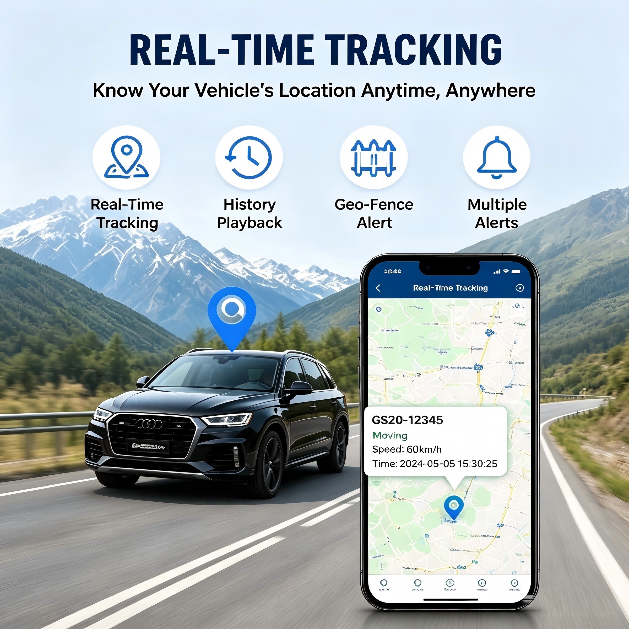 4G GPS Tracker For Car Motorcycle Truck Van Real Time Vehicle Tracking Anti Theft Cut Wire Alarm Subscription Required photo 4
