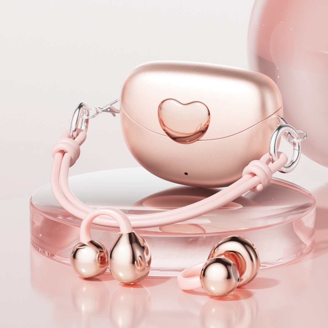 Cross-border ECommerce Explosion M106 Earphone Simple Love Clamp Earpack Mini Bag Wireless Bluetooth Headphones Wholesale photo 4