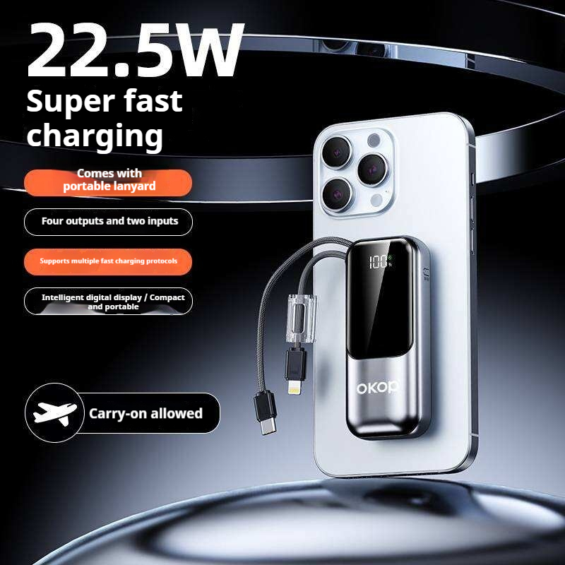 KP-729 Best-selling 10,000mAh Fast-Charging Power Bank Lightweight Portable High Capacity In-Stock At Factory photo 4