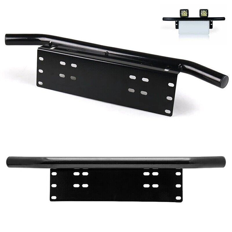 23 In Number Plate Bullbar Frame For Driving Light Bar Mount Mounting Bracket AU photo 3