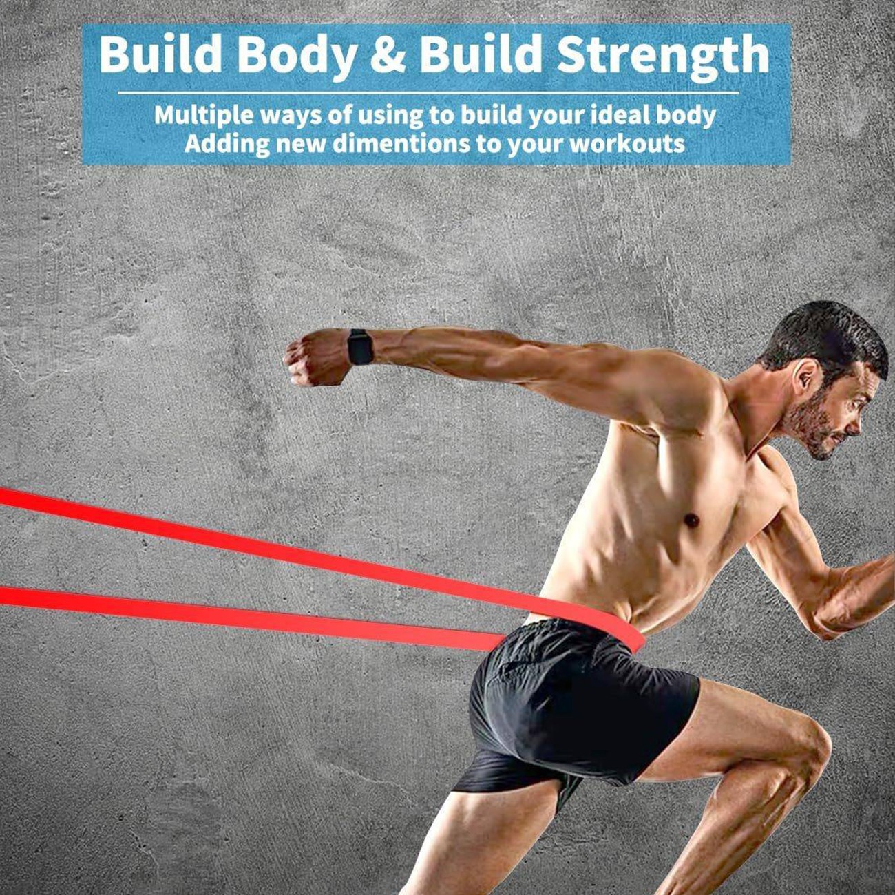3pcs Strong Resistance Bands Loop Heavy Duty Exercise Sport Fitness Gym Yoga TPE photo 2
