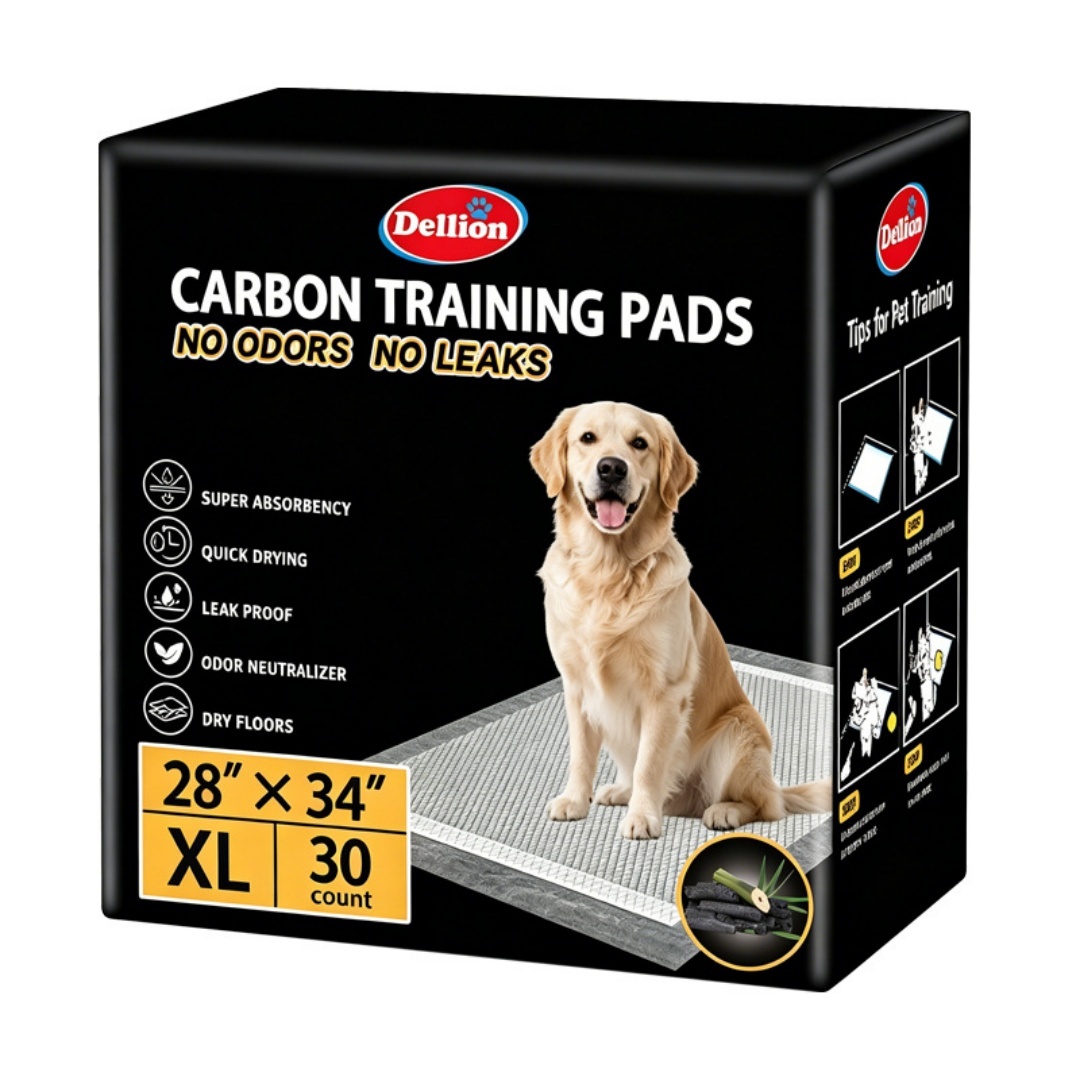 Thickened Bamboo Charcoal Odor-Absorbing Disposable Dog Training Pee Pads photo 3