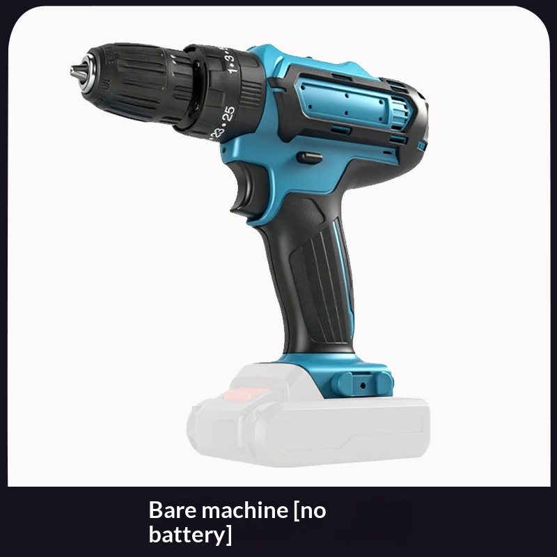 Cross-border New Cordless Brushless 21V Lithium Electric Drill Tool Set, Cordless Drill With Two Batteries And One Charger photo 2